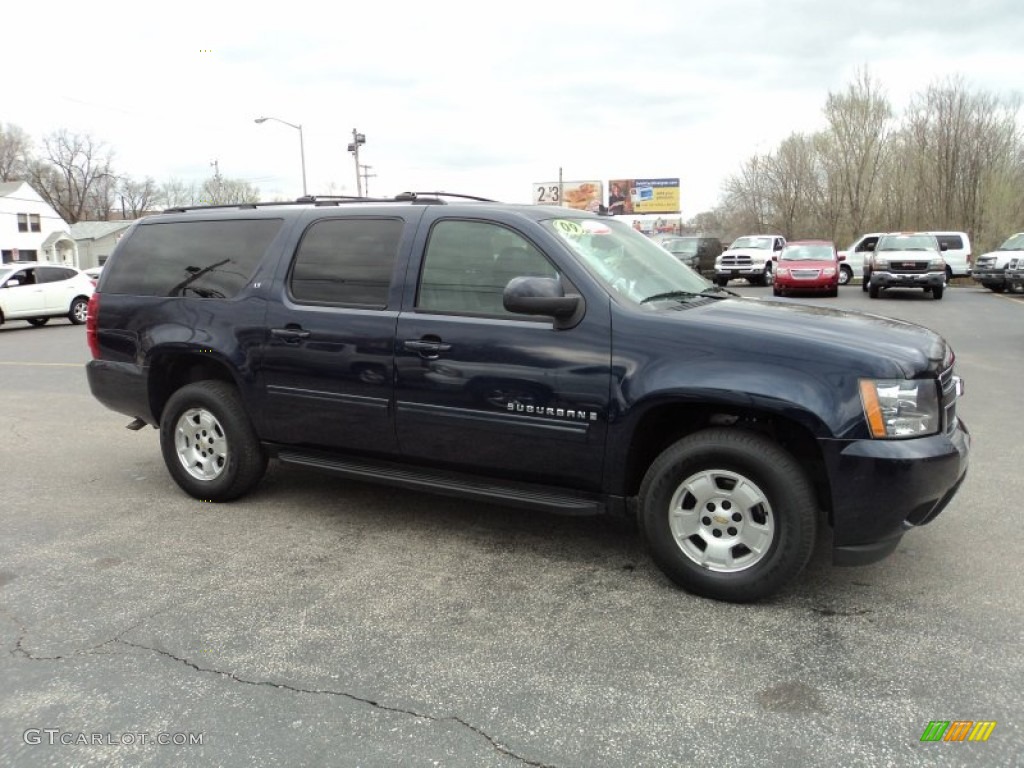 2009 Suburban LT 4x4 - Dark Blue Metallic / Ebony photo #30