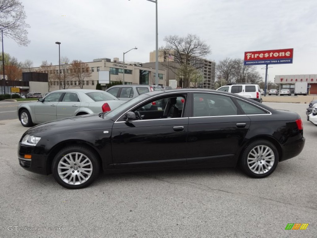 2007 A6 3.2 quattro Sedan - Brilliant Black / Ebony photo #10