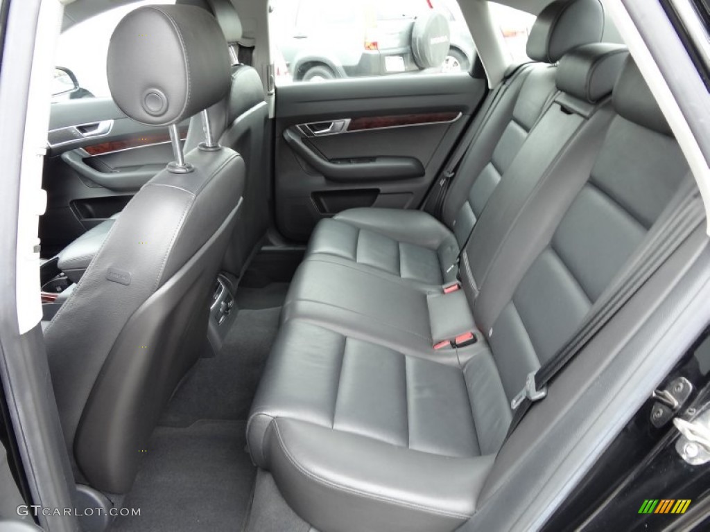 2007 Audi A6 3.2 quattro Sedan Rear Seat Photo #79725917