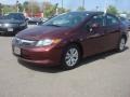 Crimson Pearl - Civic LX Sedan Photo No. 2