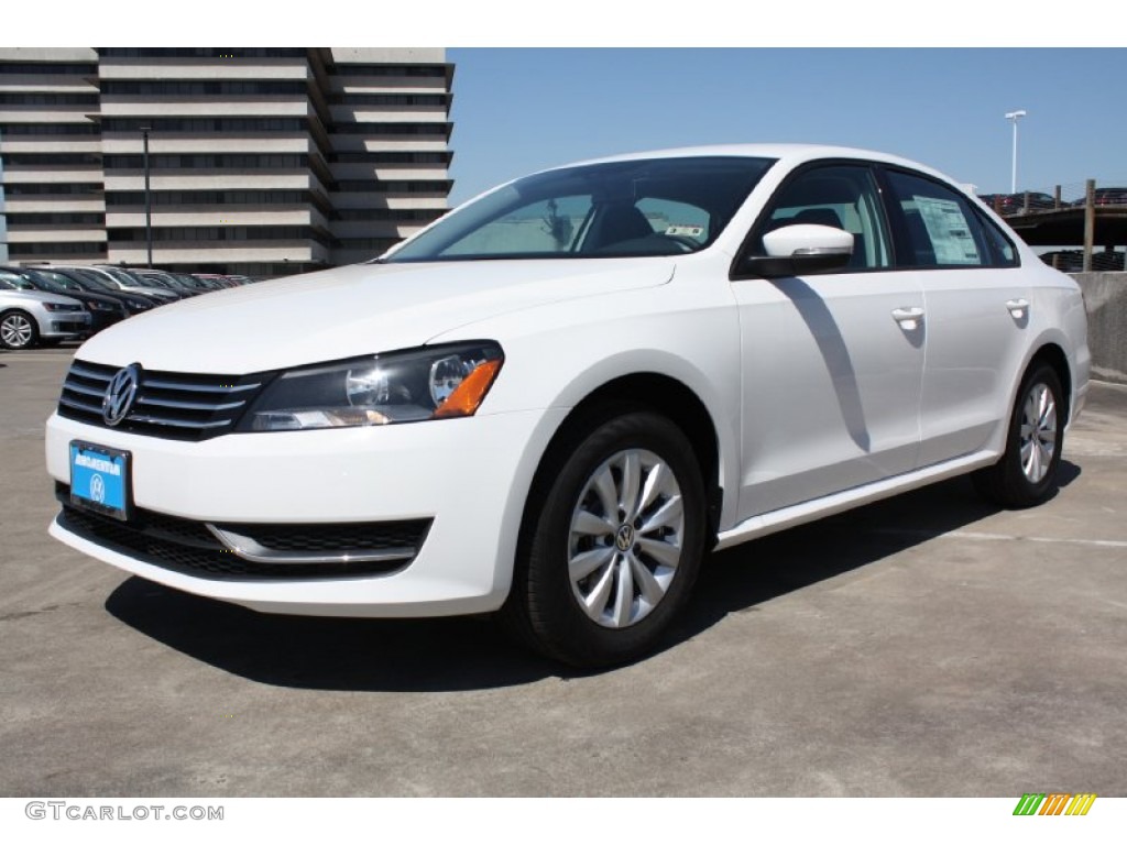 2013 Passat 2.5L S - Candy White / Titan Black photo #3