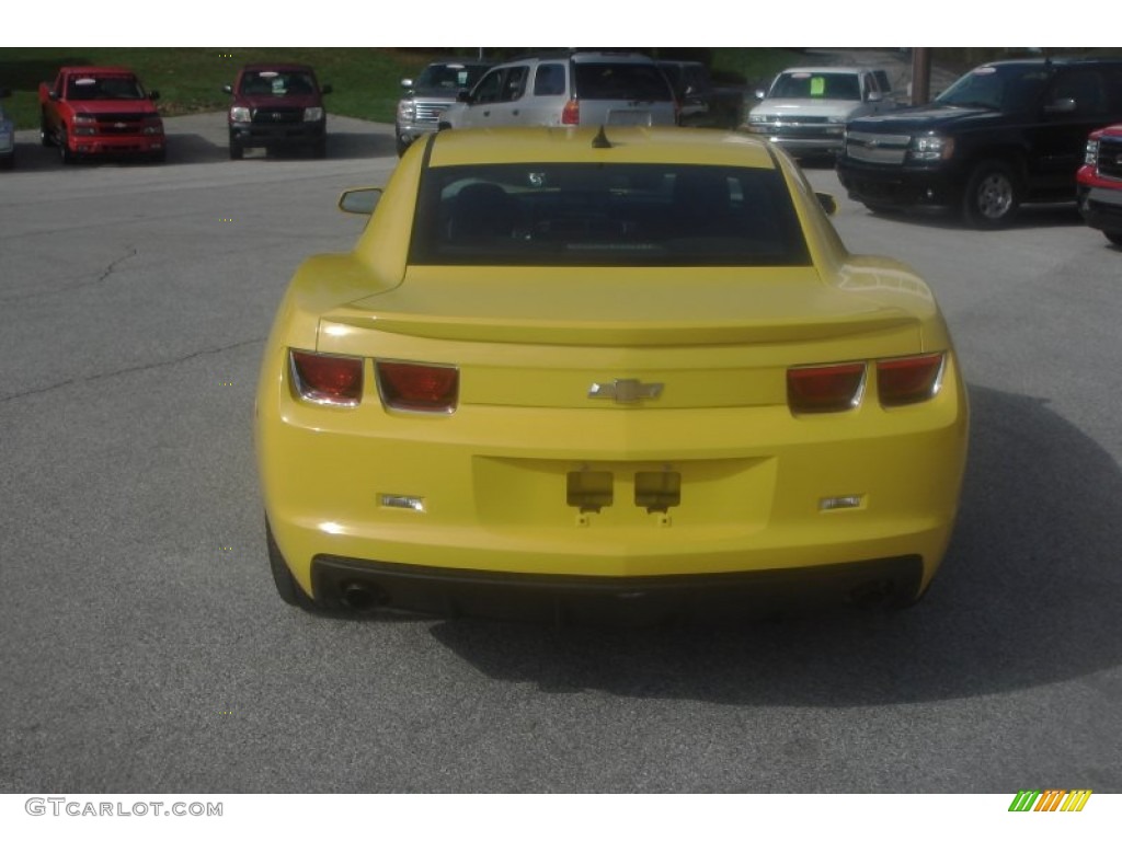 2012 Camaro LT Coupe - Rally Yellow / Black photo #3