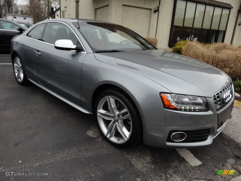 Meteor Grey Pearl Effect 2011 Audi S5 4.2 FSI quattro Coupe Exterior Photo #79727248
