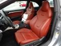 2011 Audi S5 Tuscan Brown Milano Leather Interior Front Seat Photo