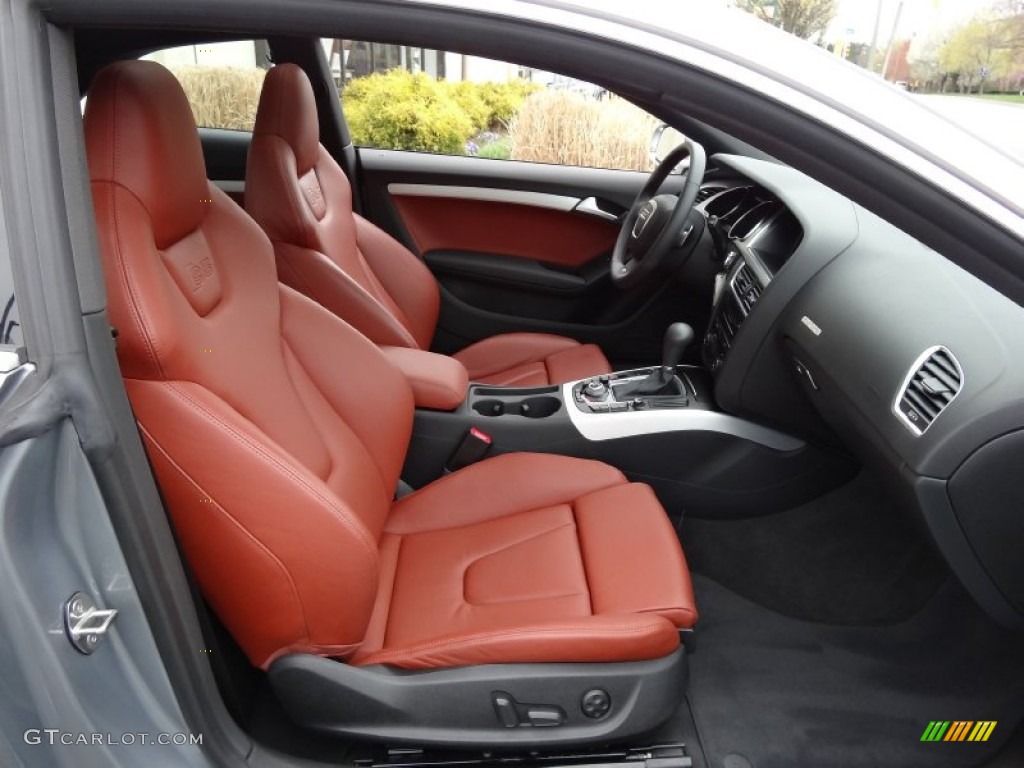 Tuscan Brown Milano Leather Interior 2011 Audi S5 4.2 FSI quattro Coupe Photo #79727479