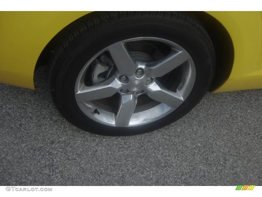 2012 Camaro LT Coupe - Rally Yellow / Black photo #24