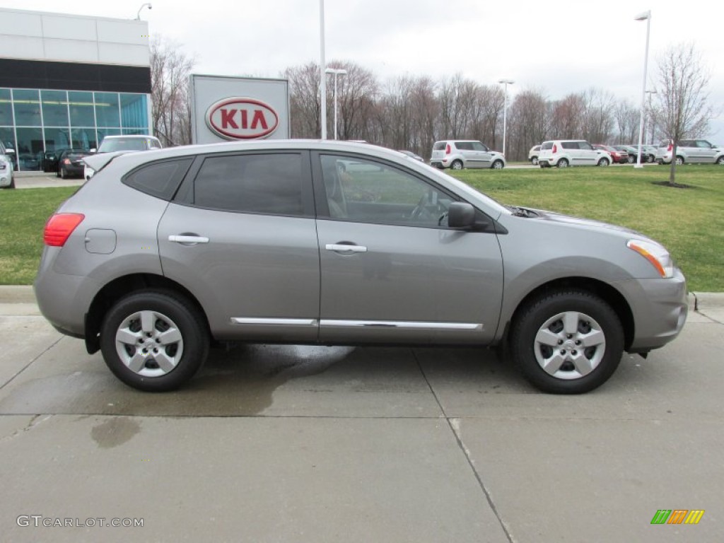 2011 Rogue S - Gotham Gray Metallic / Black photo #2