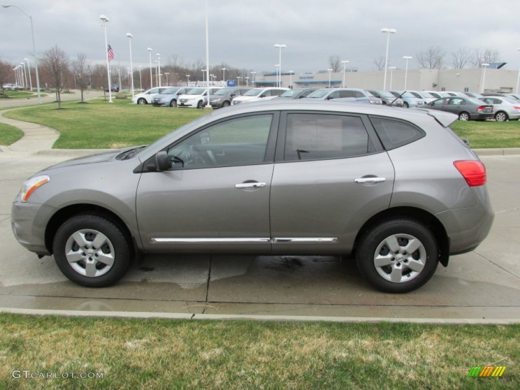 2011 Rogue S - Gotham Gray Metallic / Black photo #6
