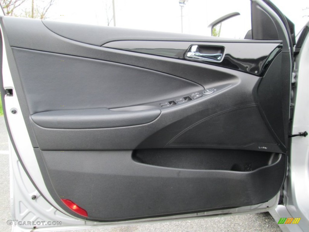2011 Hyundai Sonata Limited Black Door Panel Photo #79728141