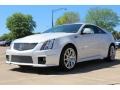 White Diamond Tricoat 2013 Cadillac CTS -V Coupe Exterior
