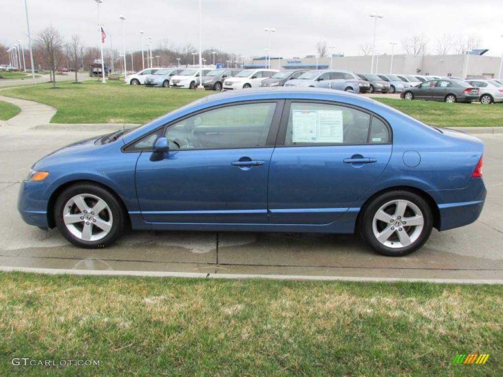 Atomic Blue Metallic 2007 Honda Civic EX Sedan Exterior Photo #79728590