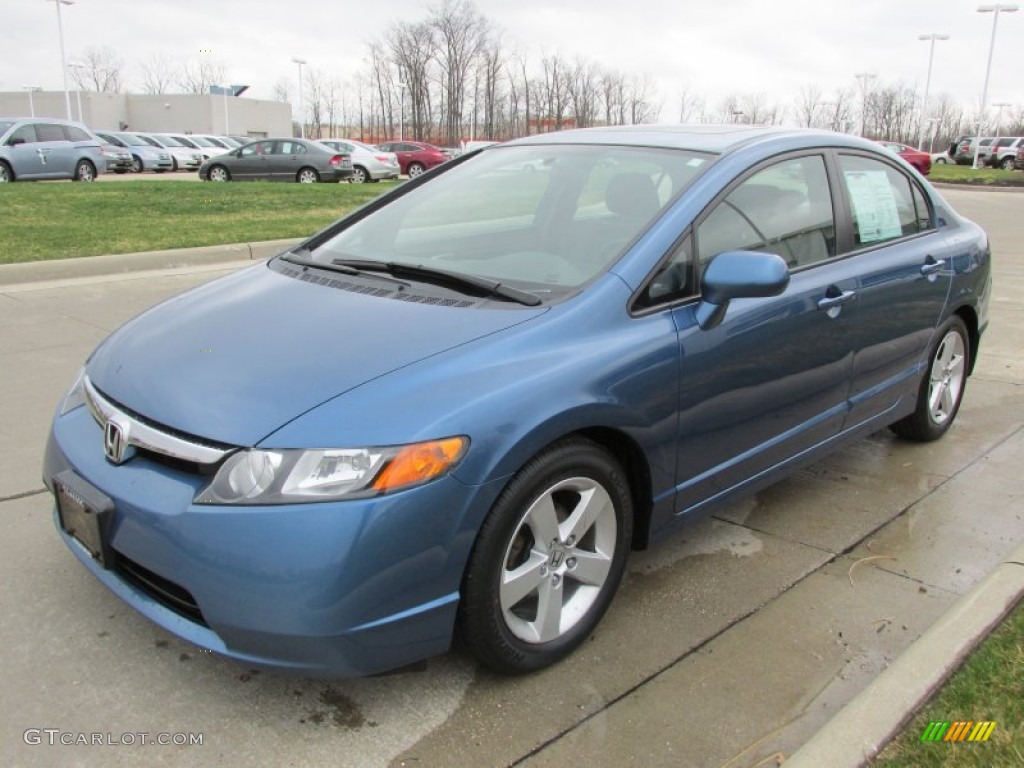 Atomic Blue Metallic 2007 Honda Civic EX Sedan Exterior Photo #79728620