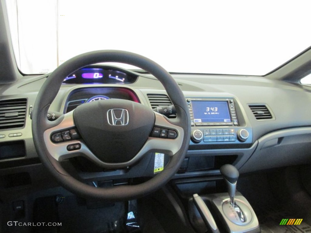 2007 Honda Civic EX Sedan Gray Dashboard Photo #79728691