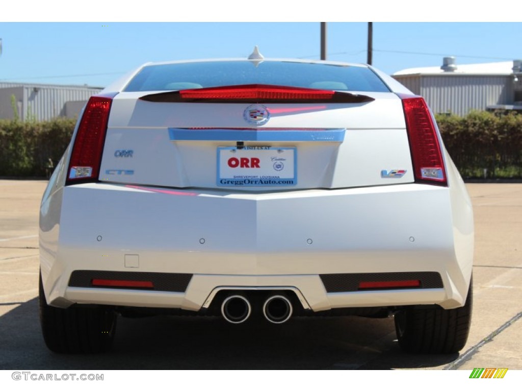 2013 CTS -V Coupe - White Diamond Tricoat / Light Titanium/Ebony photo #8