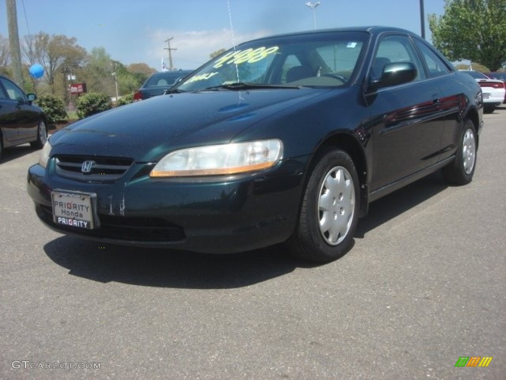 2000 Accord LX Coupe - Dark Emerald Pearl / Ivory photo #1