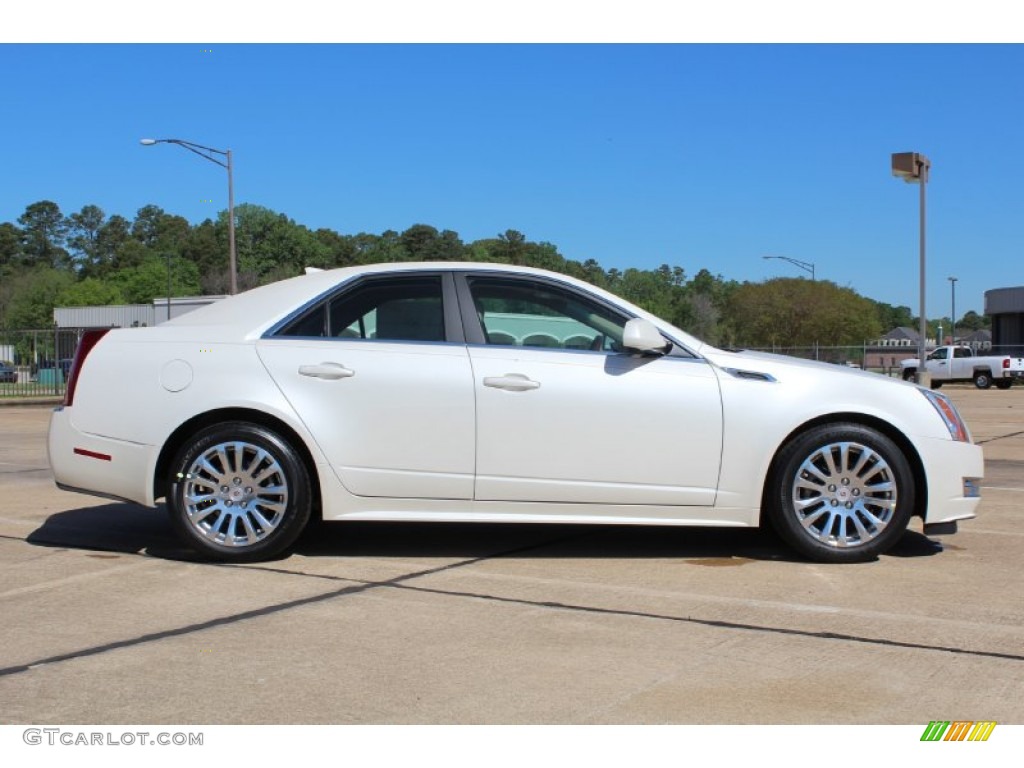 White Diamond Tricoat 2013 Cadillac CTS 3.6 Sedan Exterior Photo #79729556