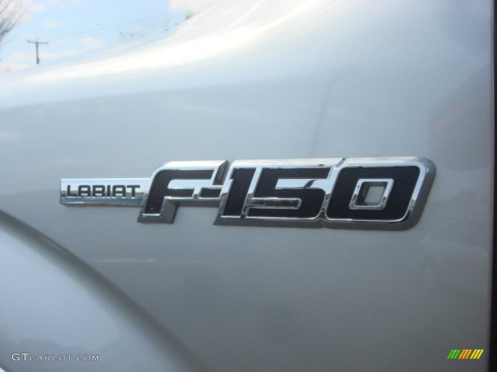 2011 F150 Lariat SuperCrew - Ingot Silver Metallic / Black photo #34