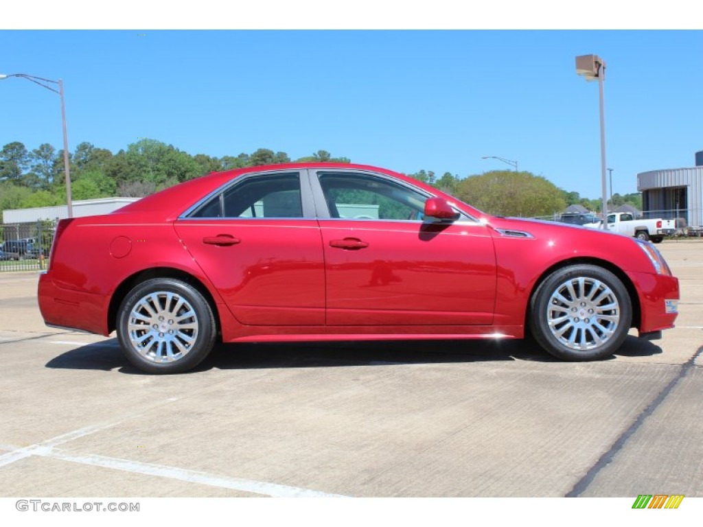 Crystal Red Tintcoat 2013 Cadillac CTS 3.6 Sedan Exterior Photo #79730379