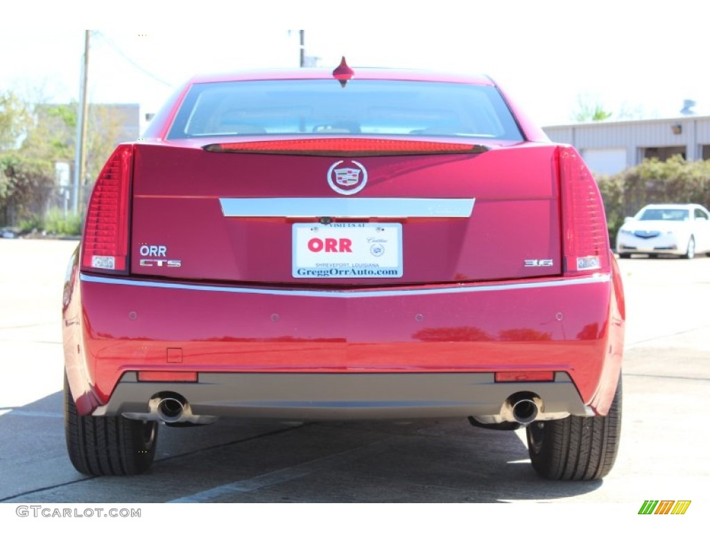 2013 CTS 3.6 Sedan - Crystal Red Tintcoat / Cashmere/Cocoa photo #8