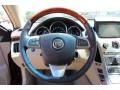 2013 Cadillac CTS Cashmere/Cocoa Interior Steering Wheel Photo