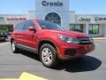 Wild Cherry Metallic 2012 Volkswagen Tiguan SE