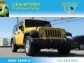 2007 Detonator Yellow Jeep Wrangler Unlimited X  photo #1