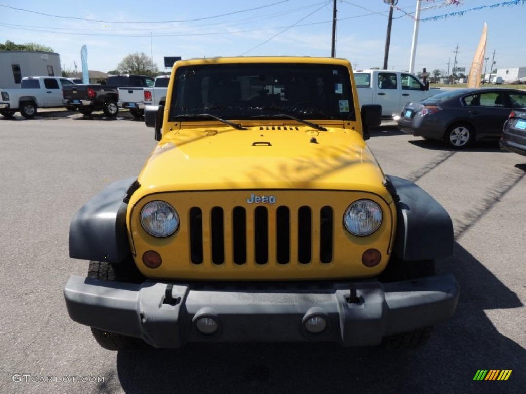 Detonator Yellow 2007 Jeep Wrangler Unlimited X Exterior Photo #79731996