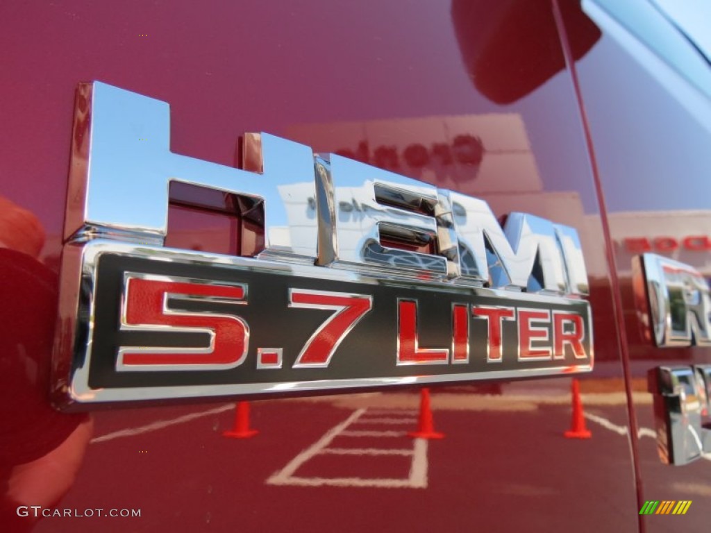 2013 1500 Express Crew Cab - Deep Cherry Red Pearl / Black/Diesel Gray photo #10