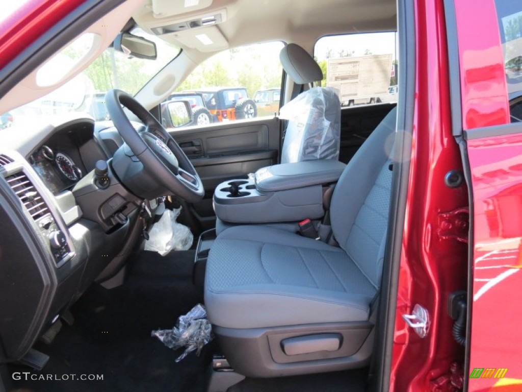 2013 1500 Express Crew Cab - Deep Cherry Red Pearl / Black/Diesel Gray photo #11