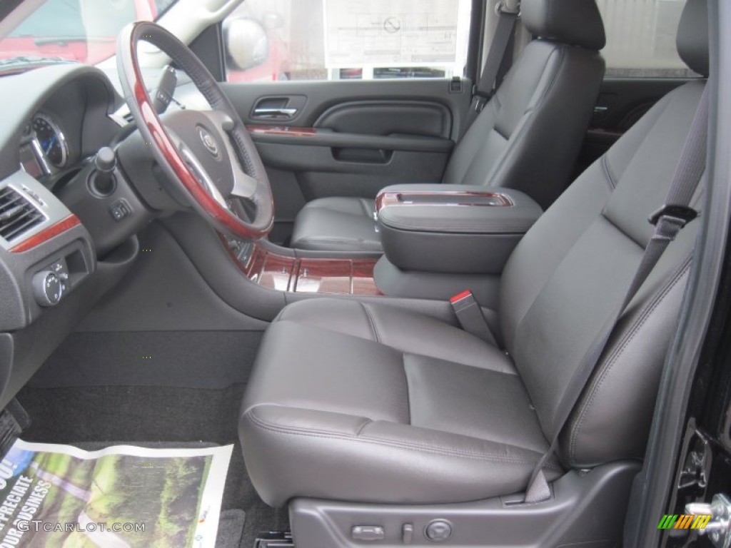 Ebony Interior 2013 Cadillac Escalade EXT Luxury AWD Photo #79734500