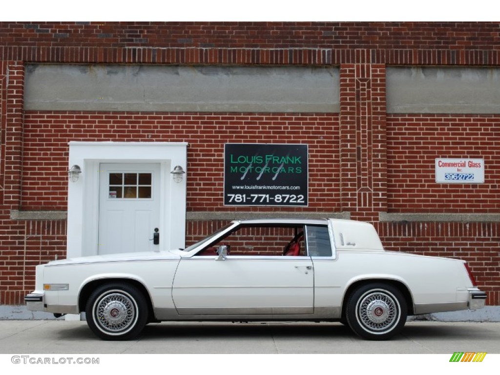 White Cadillac Eldorado