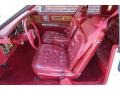  1985 Eldorado Biarritz Coupe Carmine Red Interior