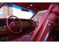 Carmine Red Interior Photo for 1985 Cadillac Eldorado #79735113