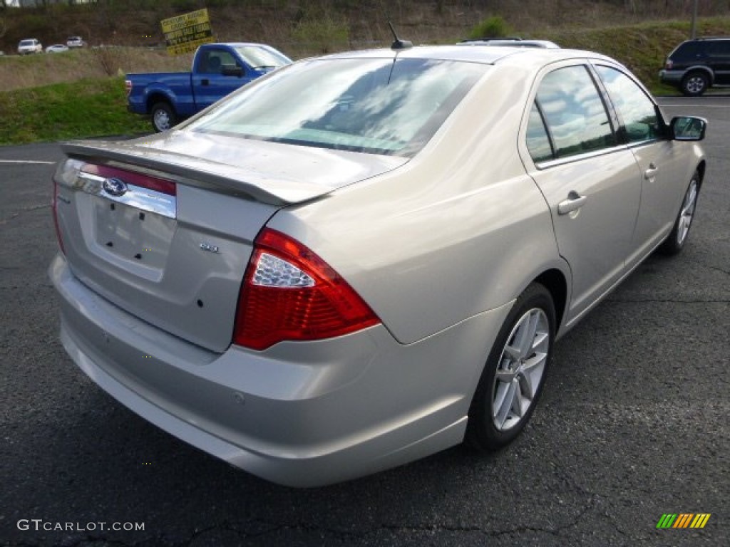 2010 Fusion SEL - Smokestone Metallic / Camel photo #2