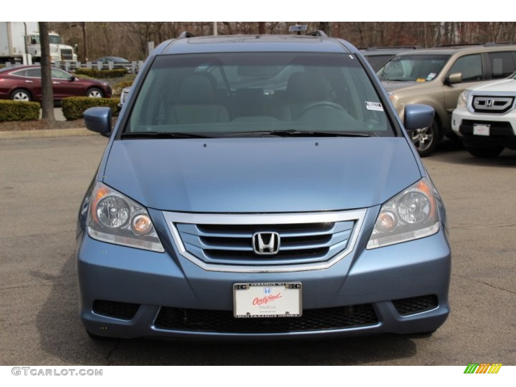 2010 Odyssey EX-L - Ocean Mist Metallic / Gray photo #2