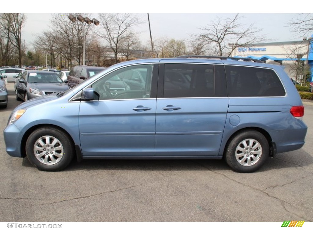 2010 Odyssey EX-L - Ocean Mist Metallic / Gray photo #8