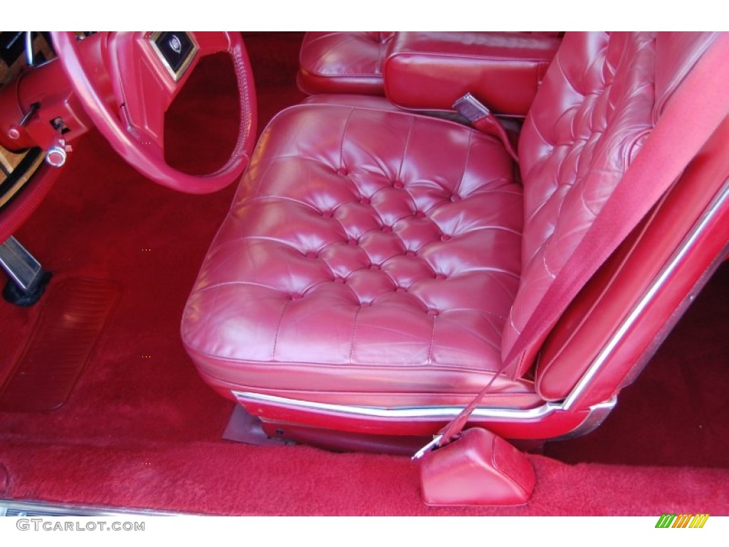 1985 Cadillac Eldorado Biarritz Coupe Interior Color Photos