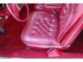 Carmine Red Front Seat Photo for 1985 Cadillac Eldorado #79736495