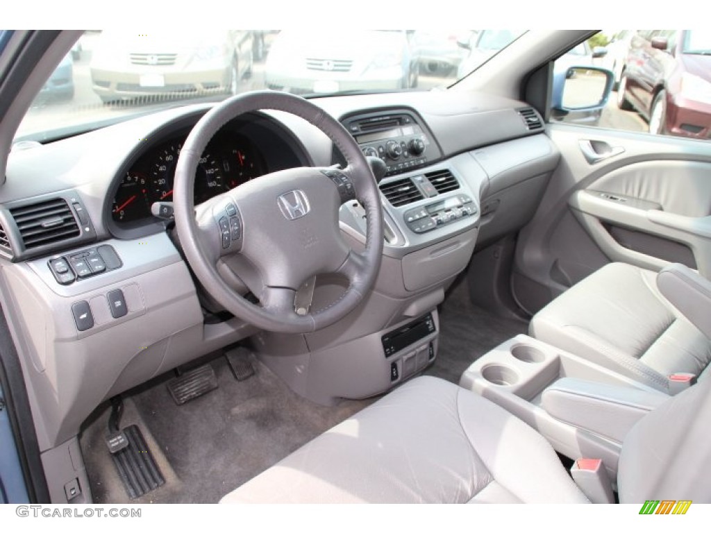 Gray Interior 2010 Honda Odyssey EX-L Photo #79736504
