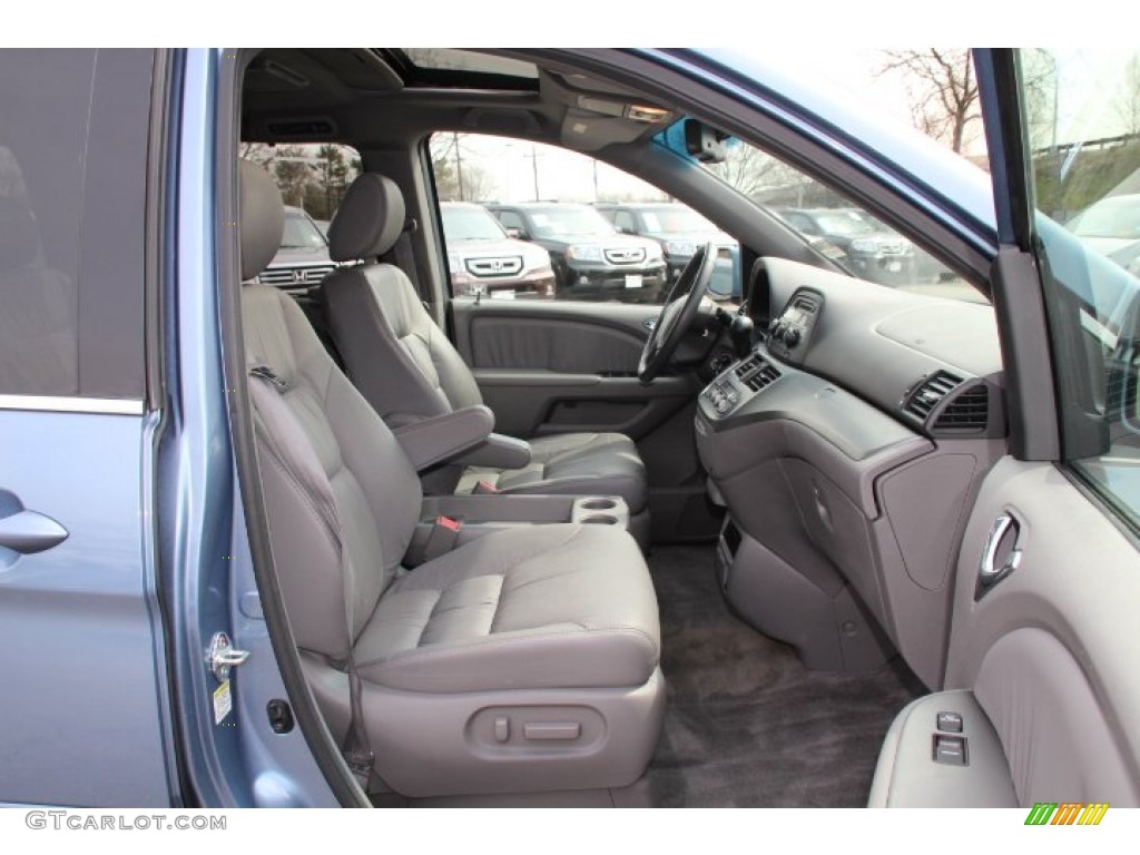 2010 Odyssey EX-L - Ocean Mist Metallic / Gray photo #23