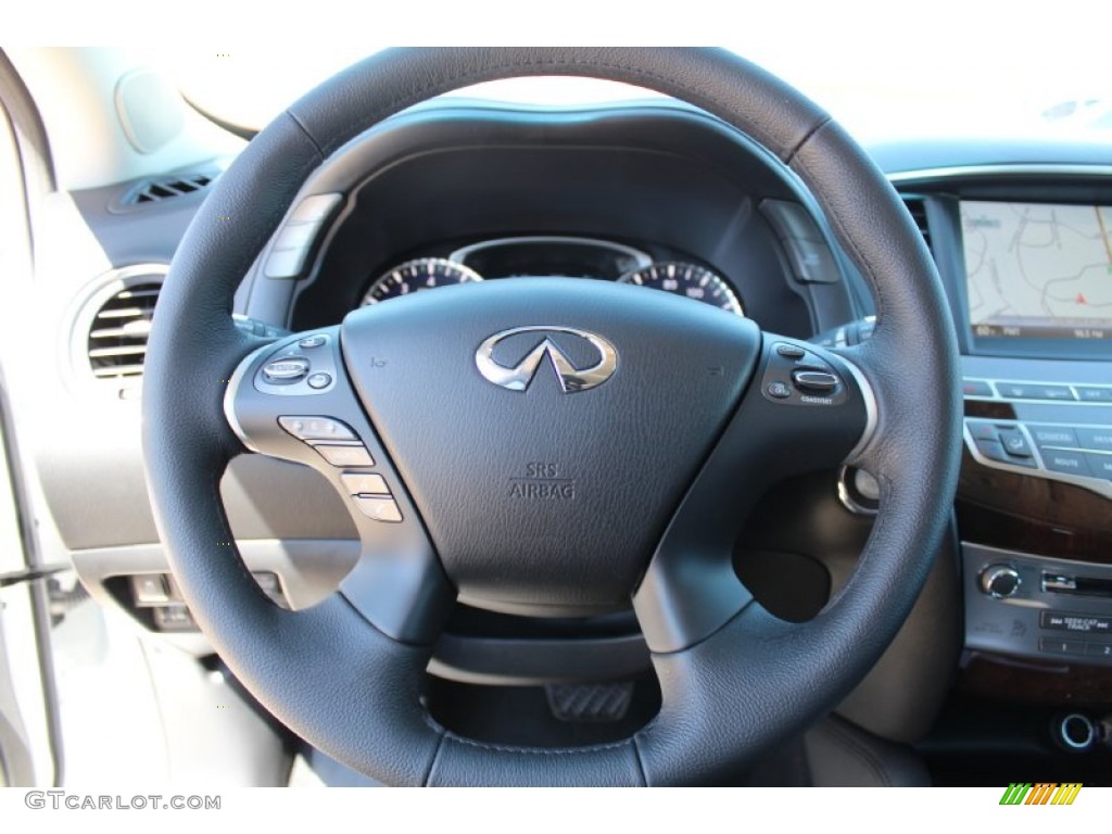 2013 Infiniti JX 35 Java Steering Wheel Photo #79736981