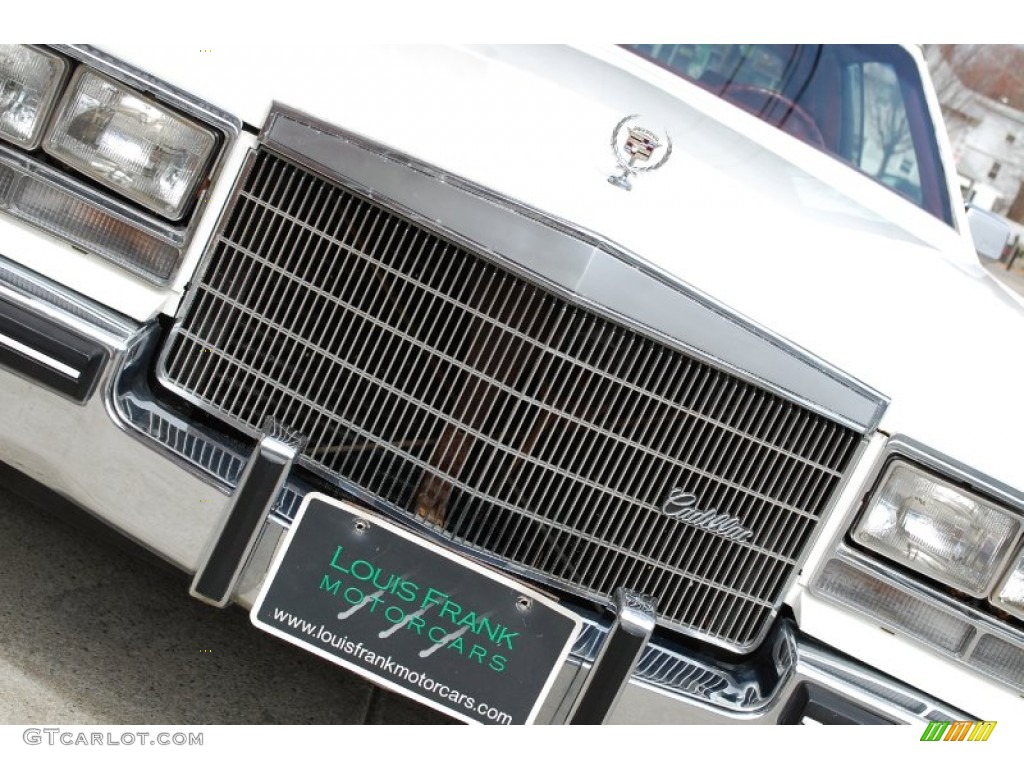 1985 Eldorado Biarritz Coupe - White / Carmine Red photo #130