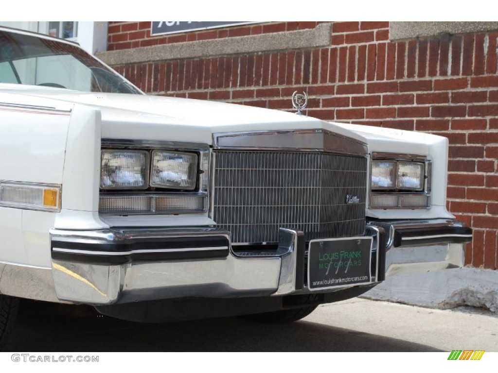 1985 Eldorado Biarritz Coupe - White / Carmine Red photo #141