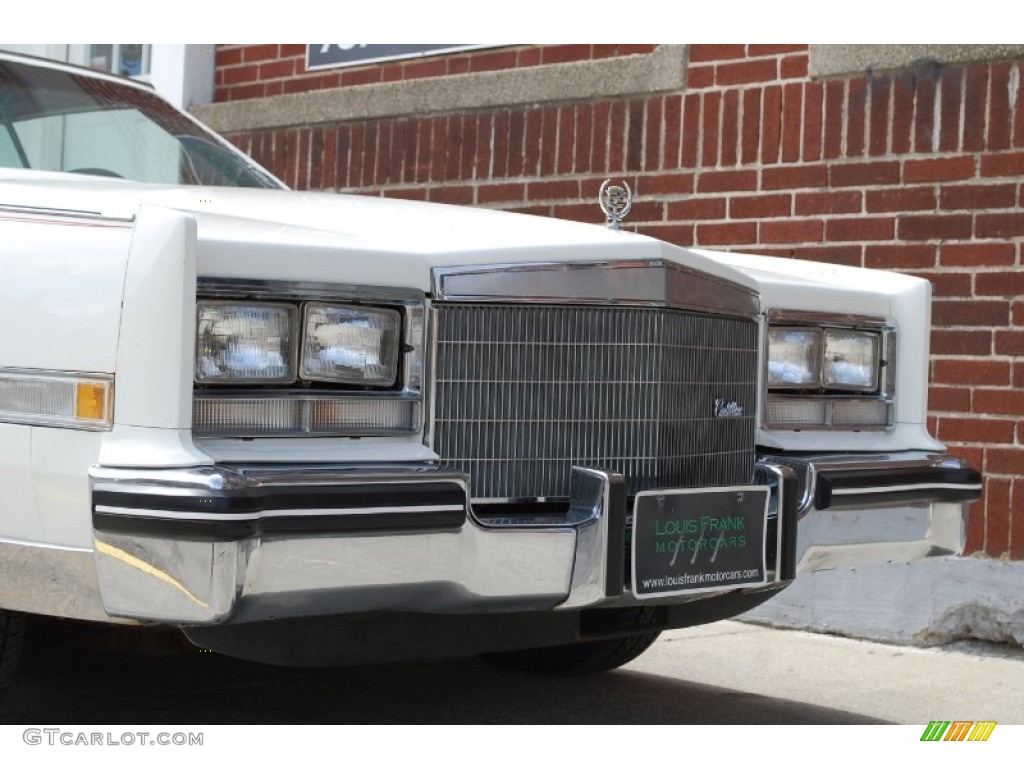 1985 Eldorado Biarritz Coupe - White / Carmine Red photo #142