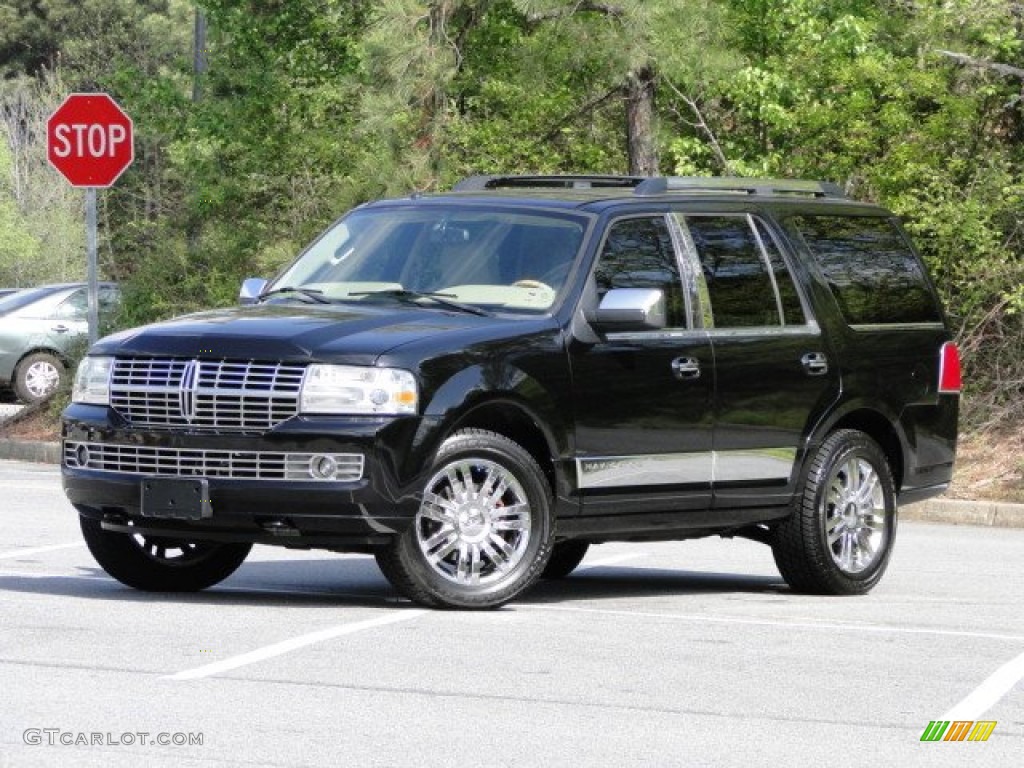 2008 Navigator Luxury - Black / Stone photo #2