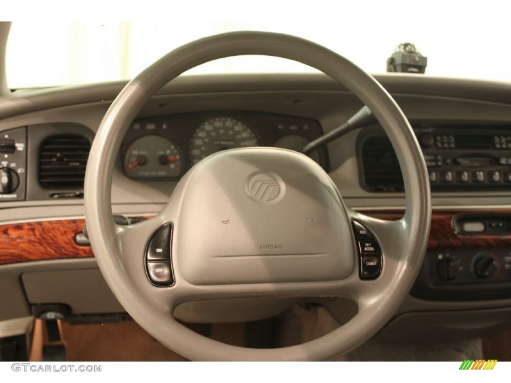 2000 Mercury Grand Marquis GS Light Graphite Steering Wheel Photo #79738416