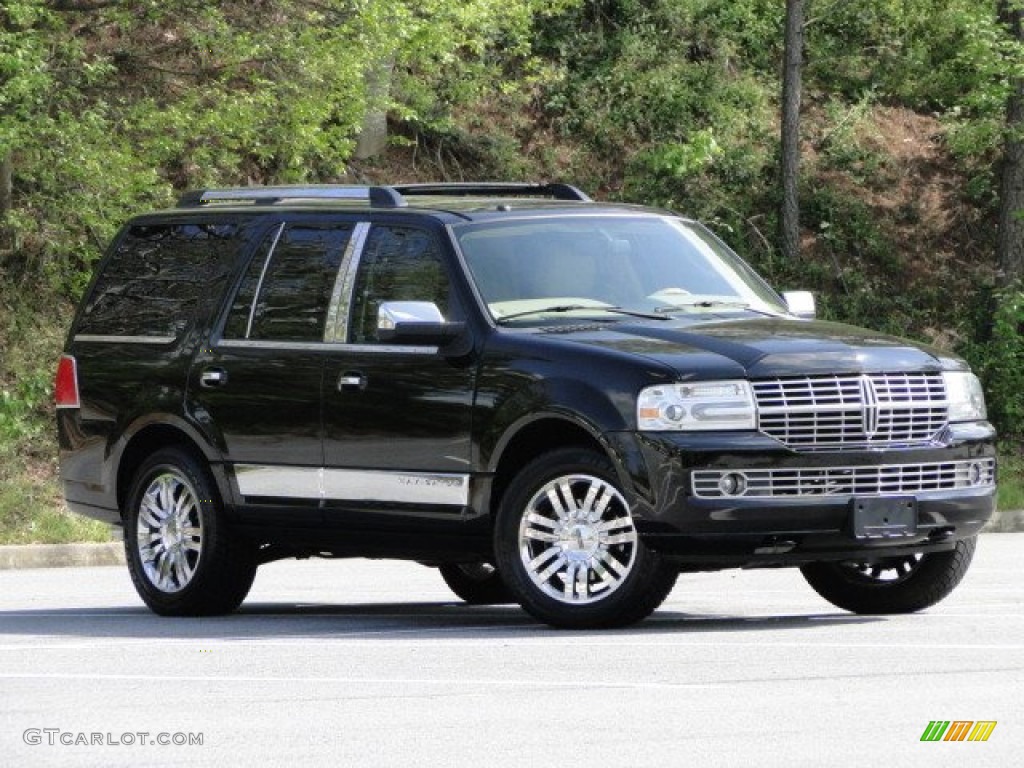 Black 2008 Lincoln Navigator Luxury Exterior Photo #79738530