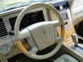 2008 Lincoln Navigator Stone Interior Steering Wheel Photo