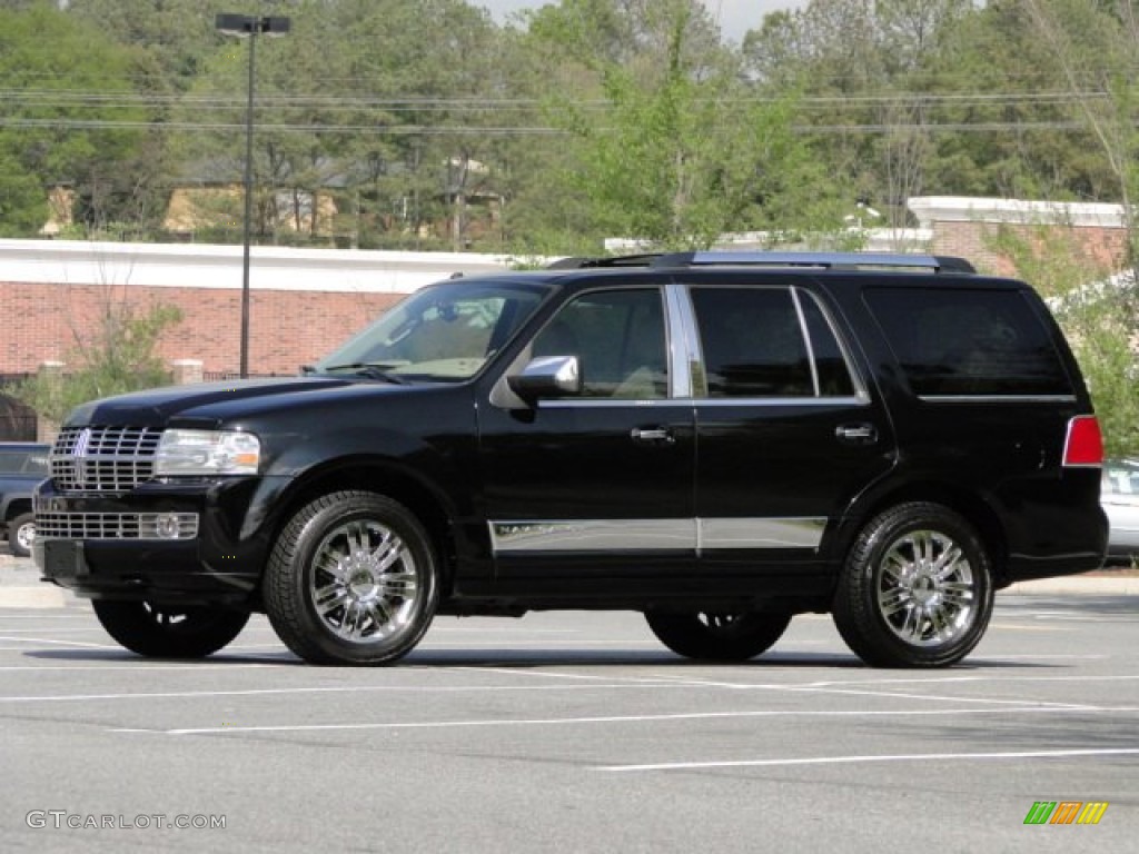 Black 2008 Lincoln Navigator Luxury Exterior Photo #79738749