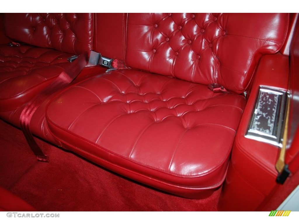 1985 Eldorado Biarritz Coupe - White / Carmine Red photo #171